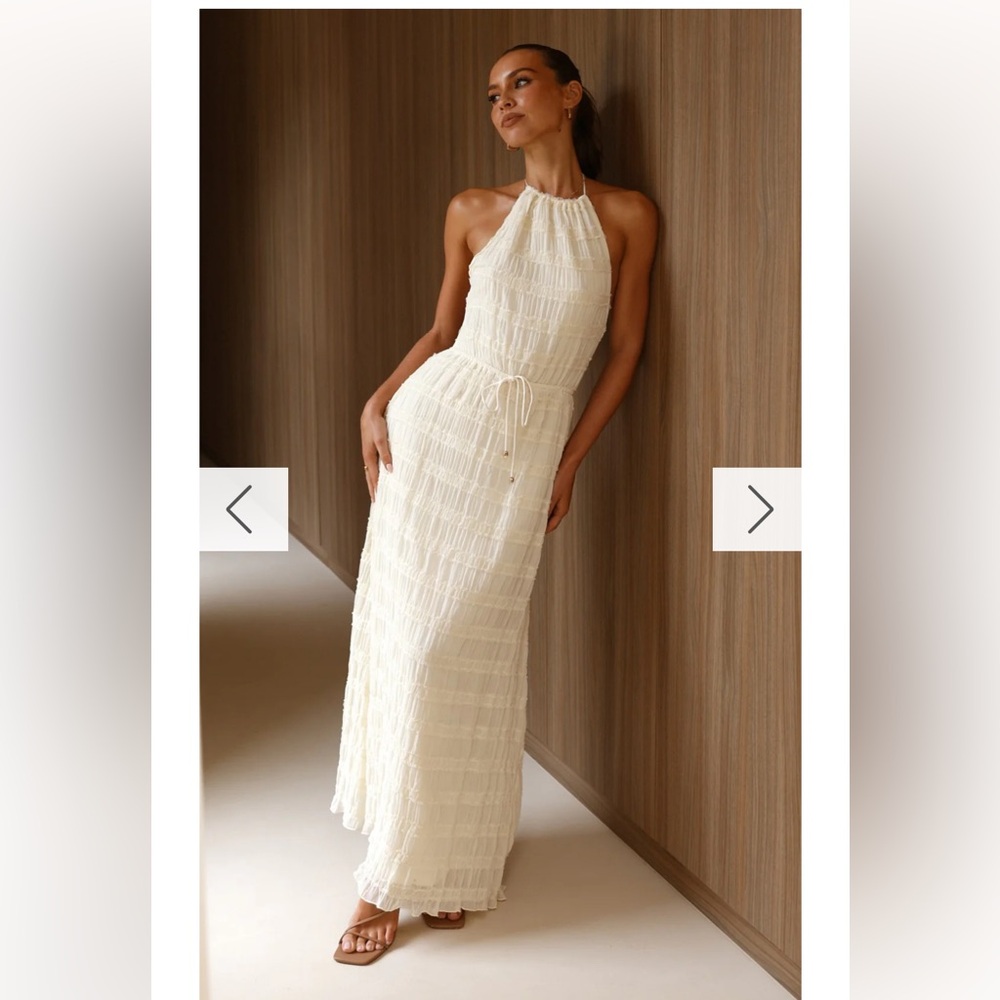 Melanie Halter Maxi Dress - Cream